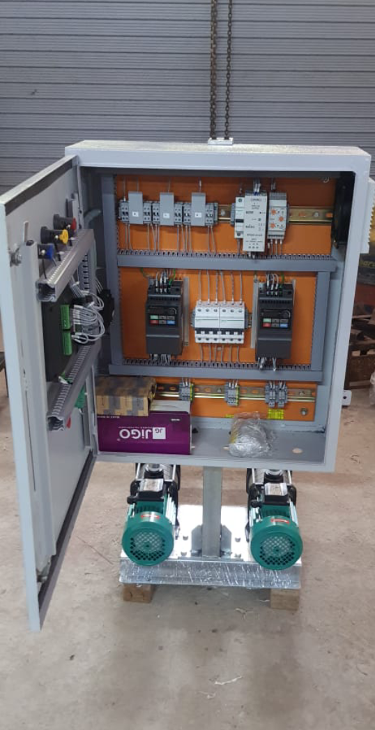 2 Pumps Multi VFD control Panel
